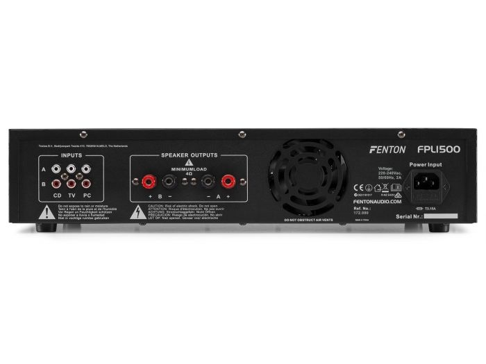 Fenton FPL1500 Amplificador Digital LED azules + EQ