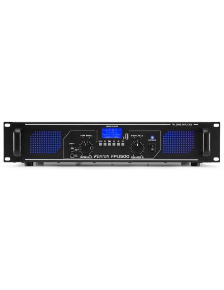 Fenton FPL1500 Amplificador Digital LED azules + EQ