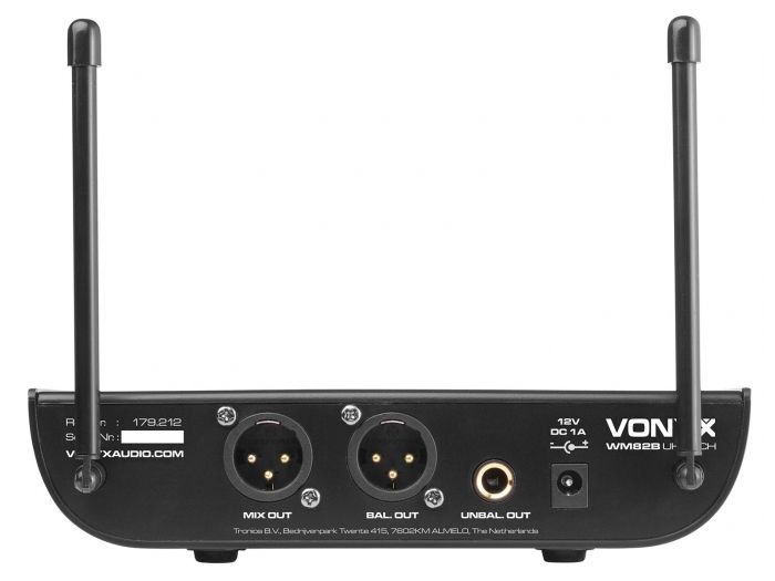 Vonyx WM82 Micro UHF digital 2ch HH | Mas Que Sonido