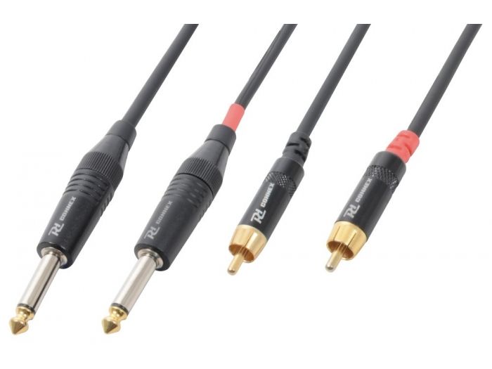PD-Connex CX74-1 Cable 2xJack 6.3 Mono - 2xRCA Macho 1.5m 176660 - 1