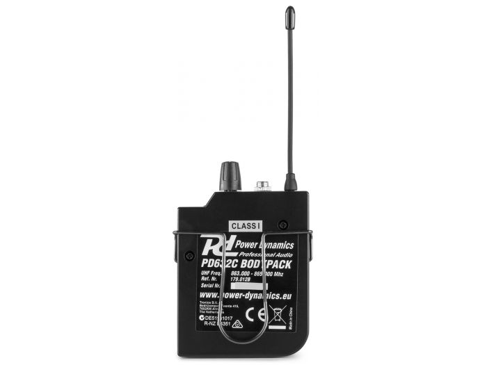 Power Dynamics PD632BP Petaca transmisora para serie PD632