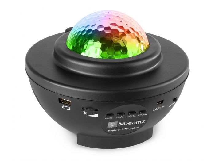 beamZ Proyector SkyNight con estrellas Rojas y Verdes 153210