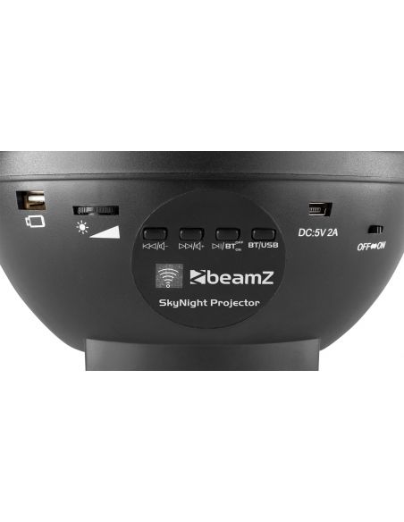 beamZ Proyector SkyNight con estrellas Rojas y Verdes 153210