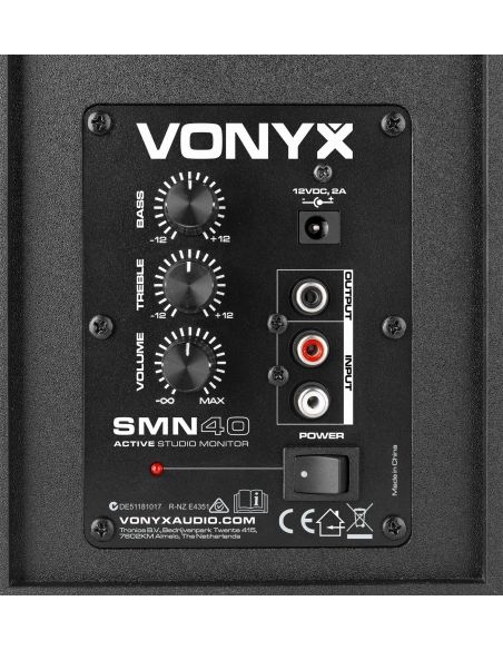 Vonyx SMN40W Monitor Estudio Activo 4" Pareja 178969 - 6