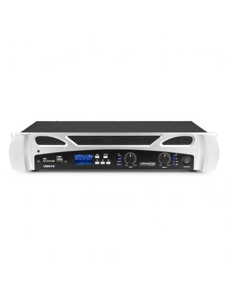 Vonyx VPA600 PA Amplifier 2x 300W MP3, BT | Mas Que Sonido