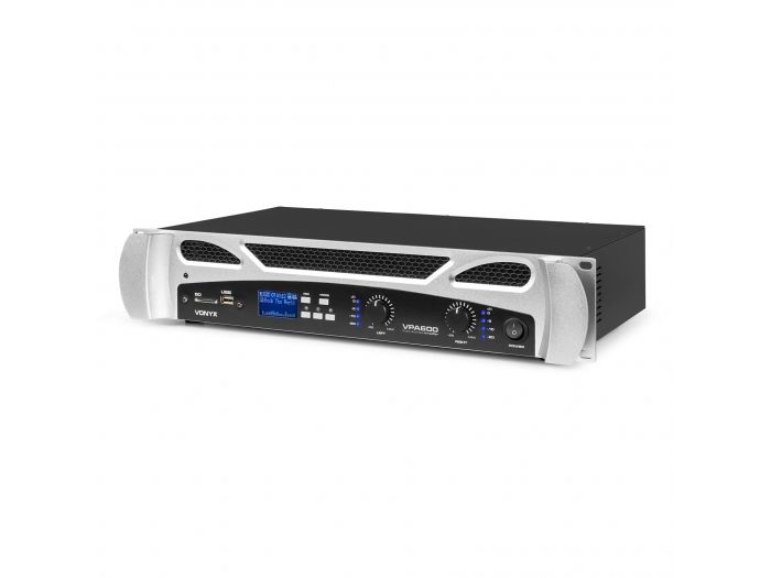 Vonyx VPA600 PA Amplifier 2x 300W MP3, BT | Mas Que Sonido