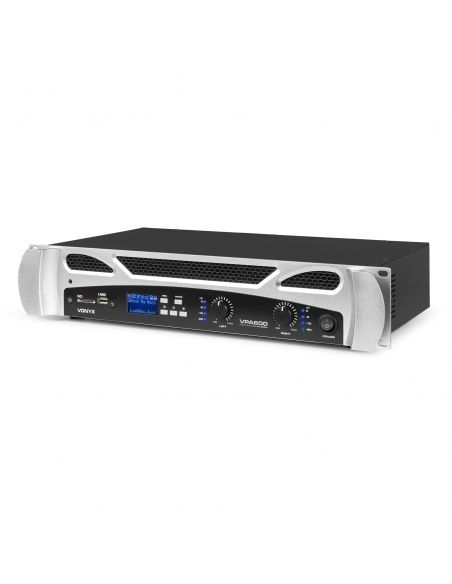 Vonyx VPA600 PA Amplifier 2x 300W MP3, BT | Mas Que Sonido