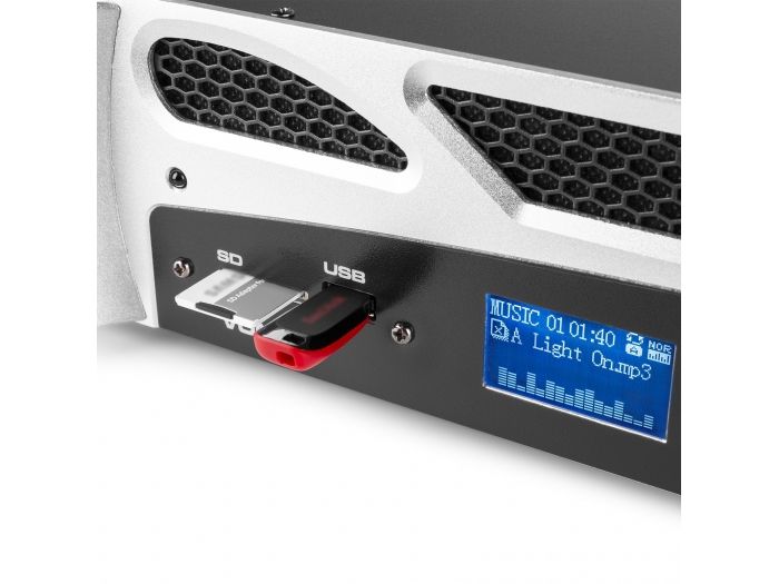 Vonyx VPA600 PA Amplifier 2x 300W MP3, BT | Mas Que Sonido