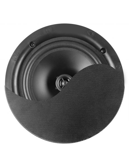 Power Dynamics NCSP8B Altavoz de techo de bajo perfil 100V 8" Negro 952609