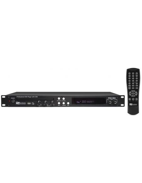 Power Dynamics PDC150 Reproductor DVD de 19 pulgadas con CD+G y USB | Mas Que Sonido