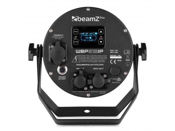 beamZ Pro WBP612IP Foco PAR LED Aluminio IP65 6-en-1 150780 - 5