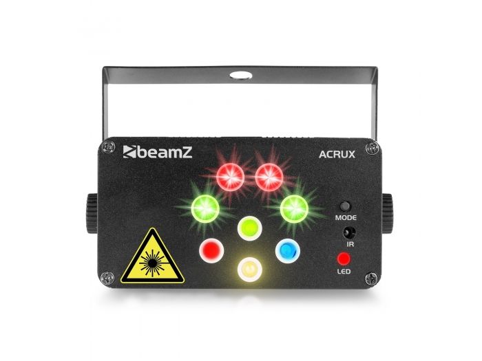 beamZ Acrux Quatro R/G Party Laser con RGBW 152610