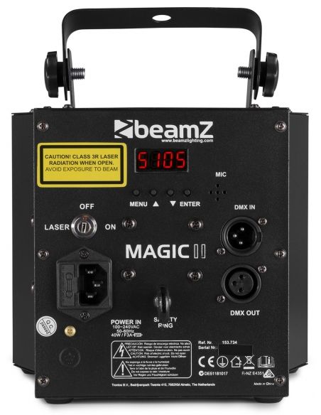 beamZ Magic2 Derby con Laser RG y strobo 153734 - 6
