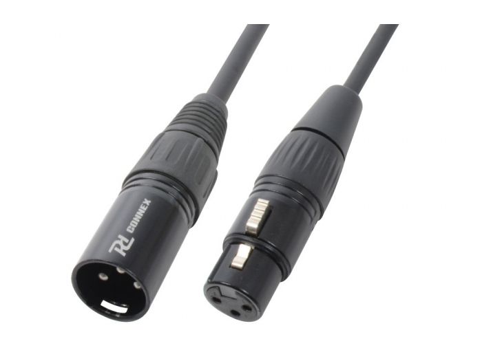 PD-Connex CX36-12 Macho XLR- Hembra XLR, negro, 12m 176239 - 1