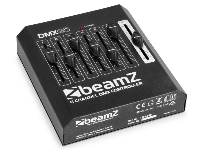 Beamz DMX60 Controladora 6 canales 