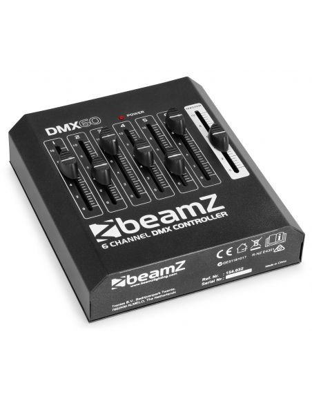 Beamz DMX60 Controladora 6 canales 