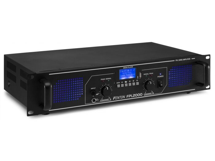 Fenton FPL2000 Amplificador Digital LED azules + EQ