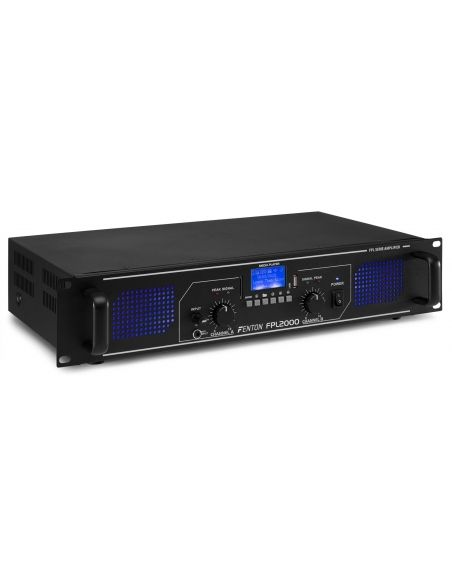 Fenton FPL2000 Amplificador Digital LED azules + EQ