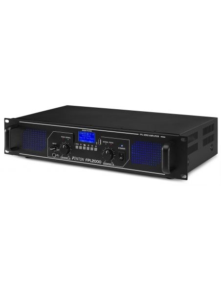 Fenton FPL2000 Amplificador Digital LED azules + EQ