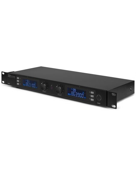 Power Dynamics PD632H 2x 20 Canales Digital UHF Micro Inalambrico con 2 micros 179010