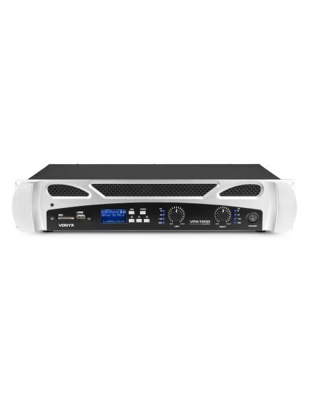 Vonyx VPA1500 PA Amplifier 2x 750W Reproductor multimedia con BT 172100