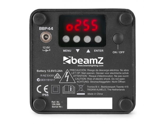 beamZ BBP44 Foco Mini Uplight a batería IP65 150586 - 8