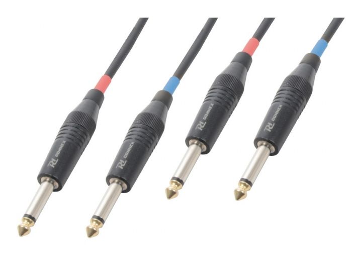 PD-Connex CX72-5 Cable 2xJack 6.3Mono-2xJack 6.3Mono 5.0m 176980 - 1
