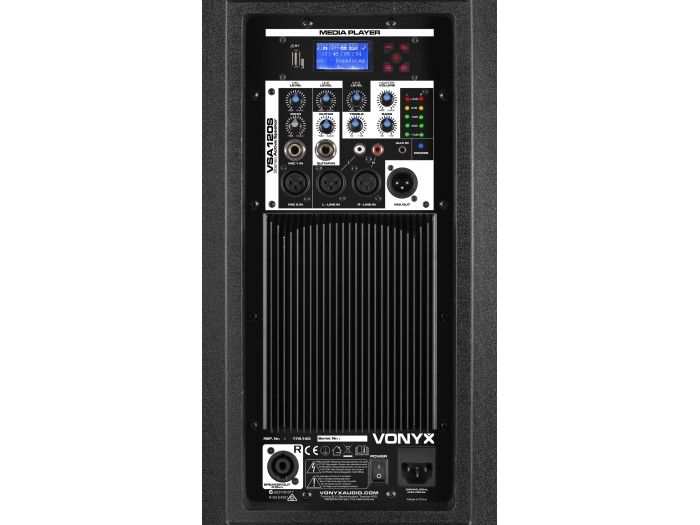Vonyx VSA120S Conjunto activo de altavoces estéreo 12” 178140 - 9