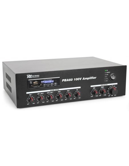 Power Dynamics PBA60 Amplificador linea 100V 60W 952093 - 1