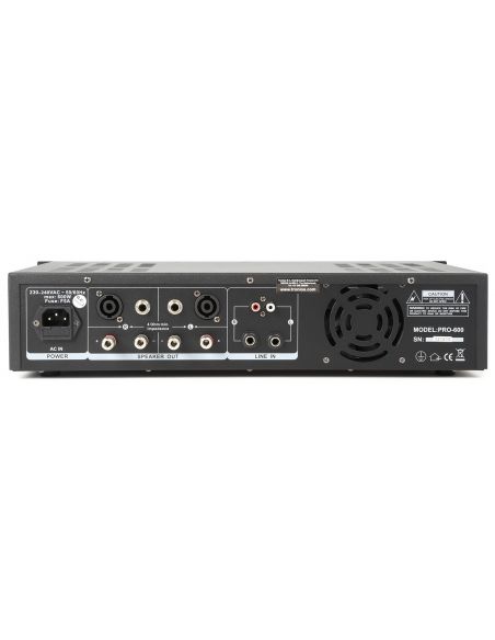 Skytec SKY-600B Amplificador de sonido 2x 300W max. Negro