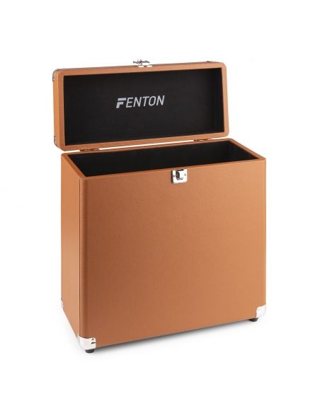 Fenton RC30 Vinyl Record Case Brown 102017 - 2