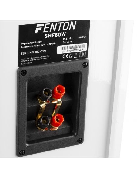 Fenton SHF80W Bafles de torre Set 3x 6.5” Blanco 100284 - 8
