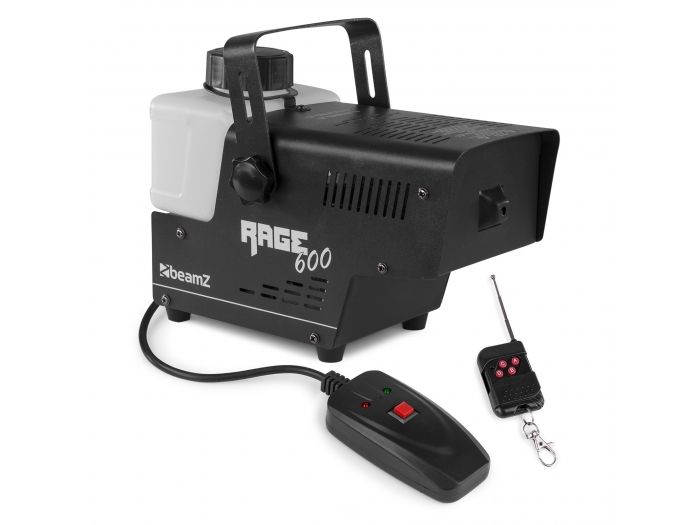 Beamz Rage 600 Maquina de humo con mando a distancia 