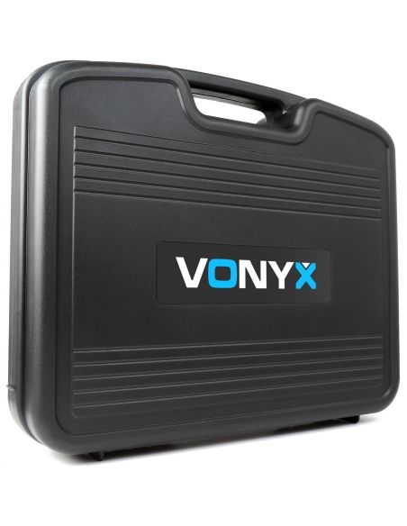 Vonyx WM522B Micro VHF 2CH 2BP+headset | Mas Que Sonido