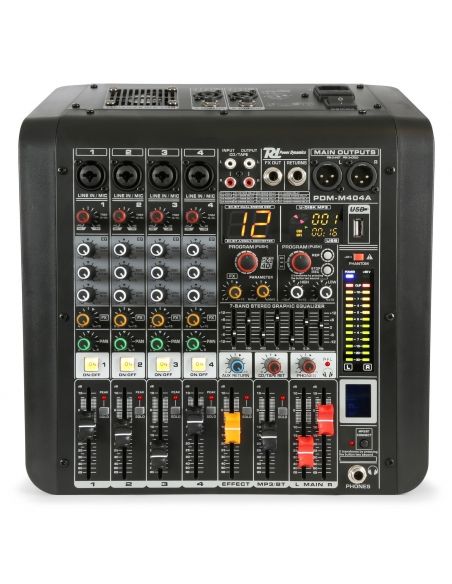 Power Dynamics PDM-M404A Mezclador directo amplificado 4 canales 172610 - 2