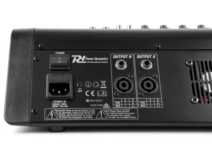 Power Dynamics PDM-M404A Mezclador directo amplificado 4 canales 172610 - 6