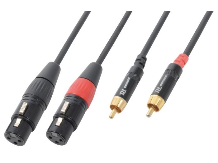 PD-Connex CX68-6 Cable 2xXLR Hembra-2xRCA Macho 6.0m 176696 - 1