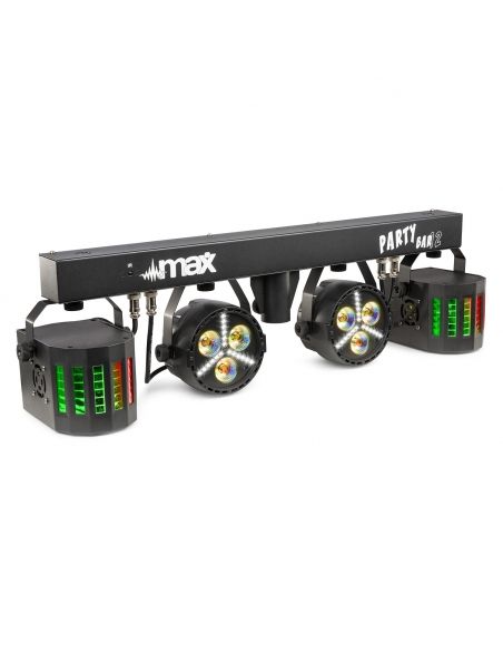 Max Partybar12 Kit 2x Foco PAR y 2 x Derby 153012 - 6