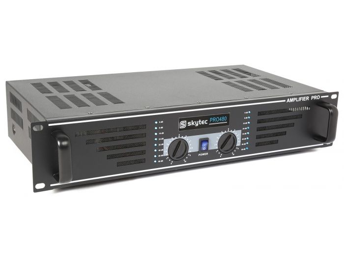Skytec SKY-480B Amplificador de sonido 2x 240W Negro
