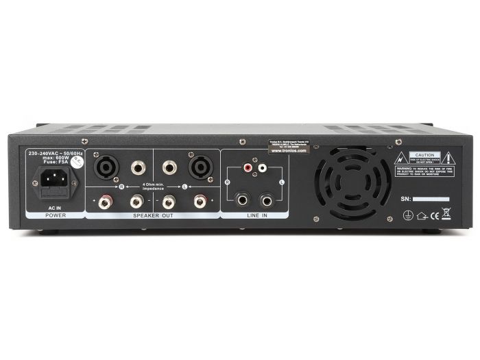 Skytec SKY-480B Amplificador de sonido 2x 240W Negro