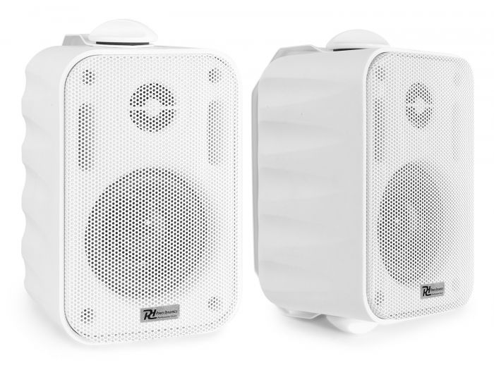 Power Dynamics BG030 Conjunto altavoces Interior/Exterior 3" 60W Blanco 100042 - 2