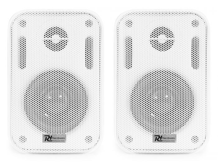 Power Dynamics BG030 Conjunto altavoces Interior/Exterior 3" 60W Blanco 100042 - 4