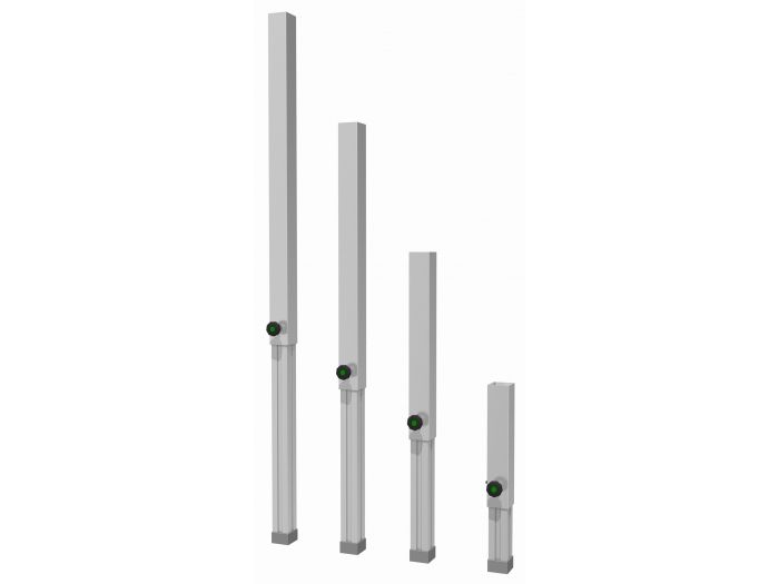 Power Dynamics 750TL Pata telescopica 40 - 60cm (pack de 4) 182154 - 3