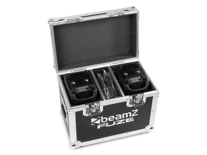 Beamz Fuze75B Set 2 pcs Cabeza Movil 75W LED en Flightcase 