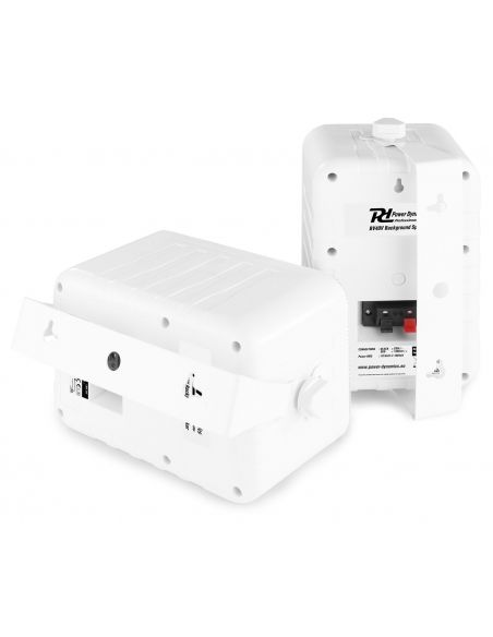 Power Dynamics BV40W Altavoces de ambiente 100V 4" Blanco 952122