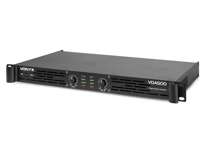 Vonyx VDA500 Amplificador PA 1U 2x 250W 172044