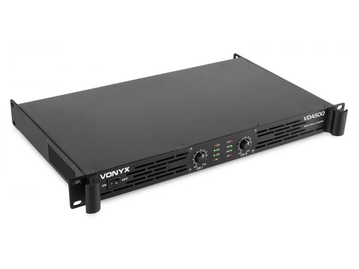 Vonyx VDA500 Amplificador PA 1U 2x 250W 172044