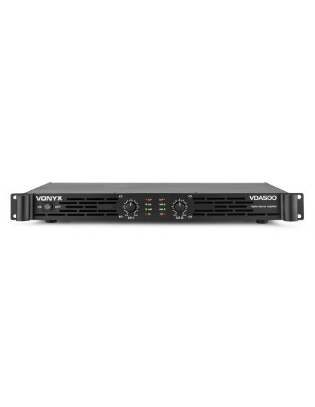 Vonyx VDA500 Amplificador PA 1U 2x 250W 172044