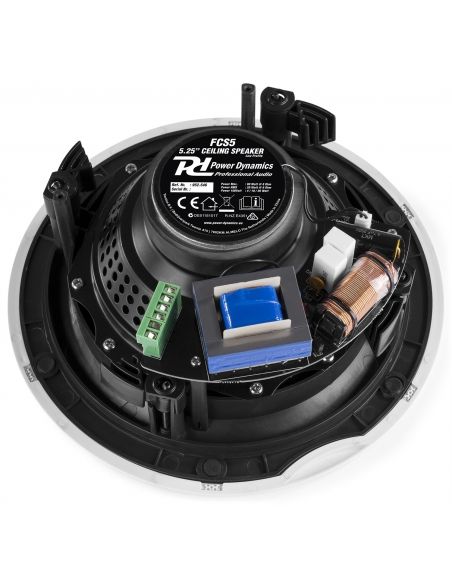 Power Dynamics FCS5 LowProfile Ceiling Speaker 100 | Mas Que Sonido