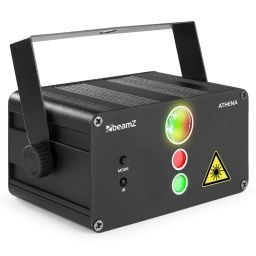 beamZ Athena Laser RG Gobo con batería 152616 - 1